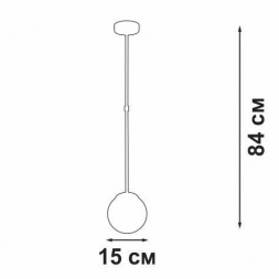 Подвесной светильник Vitaluce V3078-8/1PL