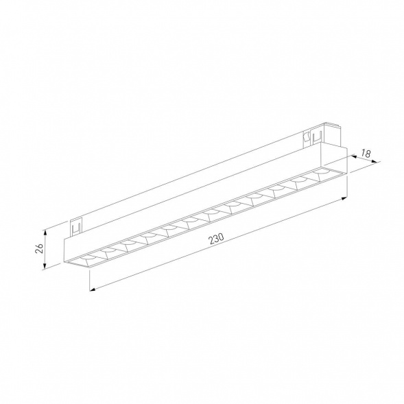 Трековый светодиодный светильник Elektrostandard Brass Line 85528/01 a069636