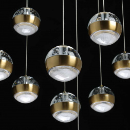 Подвесная светодиодная люстра De Markt Капелия 730010915