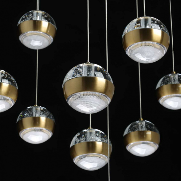 Подвесная светодиодная люстра De Markt Капелия 730010915