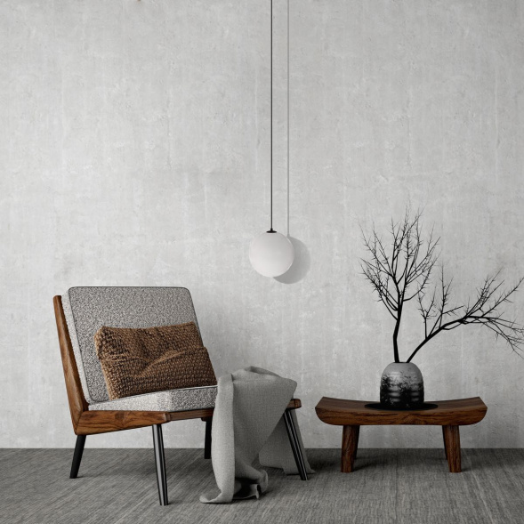 Подвесной светодиодный светильник Maytoni Technical Luna P039PL-5W4K-20INS-B