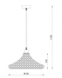 Подвесной светильник Lucide Ayla 02304/40/60