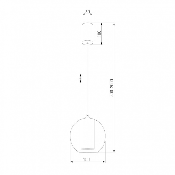 Подвесной светодиодный светильник Eurosvet Cobble 50258/1 LED бежевый