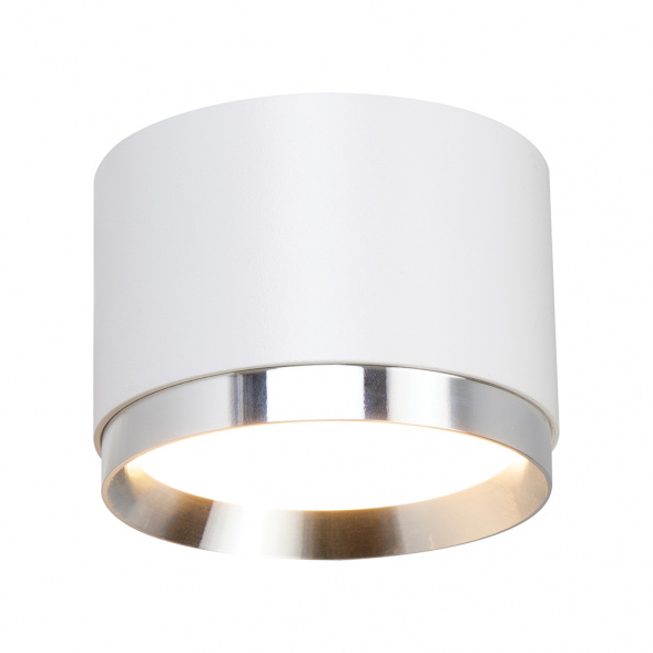 Светильник потолочный Feron Barrel DUET HL459  12W, 230V,GX53, белый + хром IP20