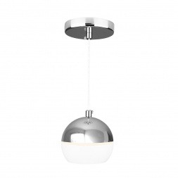 Подвесной светодиодный светильник Elektrostandard DLS023 9W 4200K белый/хром a047803
