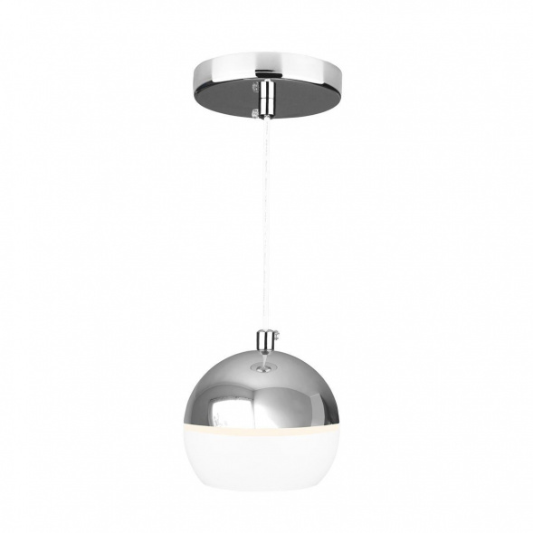 Подвесной светодиодный светильник Elektrostandard DLS023 9W 4200K белый/хром a047803