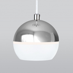 Подвесной светодиодный светильник Elektrostandard DLS023 9W 4200K белый/хром a047803