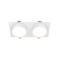 Встраиваемый светильник Maytoni Technical Hoop DL086-02-GX53-SQ-W