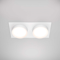 Встраиваемый светильник Maytoni Technical Hoop DL086-02-GX53-SQ-W