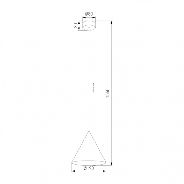 Подвесной светильник TK Lighting 10007 Cono