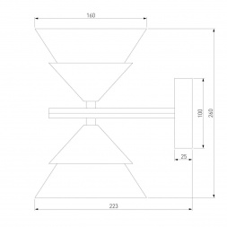 Бра Eurosvet Rylee 70138/2 хром
