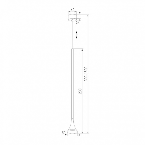 Подвесной светодиодный светильник Elektrostandard Hall 50314 LED a068819