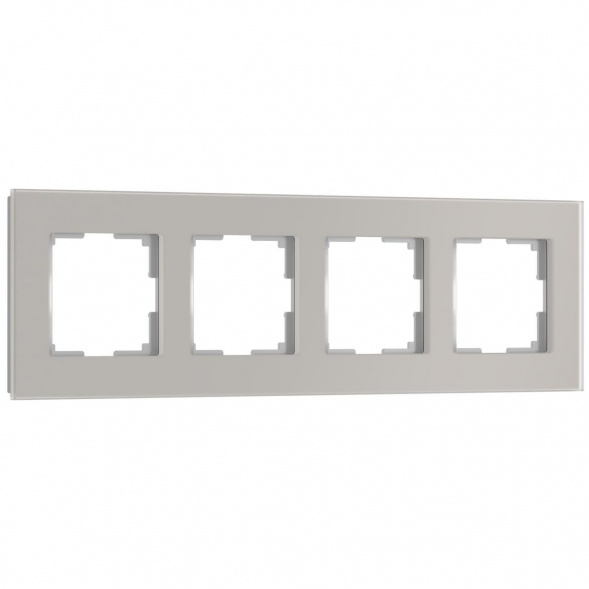 Рамка Werkel Senso на 4 поста дымчатый W0043117 4690389206467