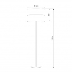Торшер TK Lighting 5241 Linobianco