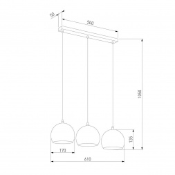 Подвесной светильник TK Lighting 3449 Yoda Gold