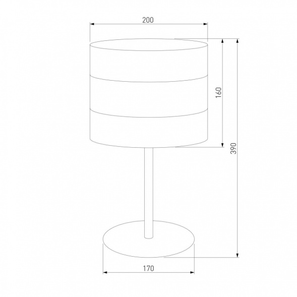 Настольная лампа TK Lighting 5056 Tago White