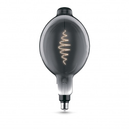 Лампа светодиодная филаментная Gauss E27 8,5W 1800K серая 152802005