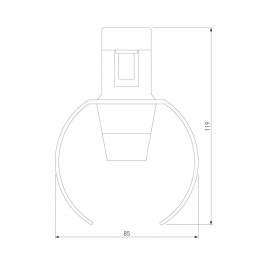 Трековый светодиодный светильник Elektrostandard Esthetic Magnetic 85119/01 a065420