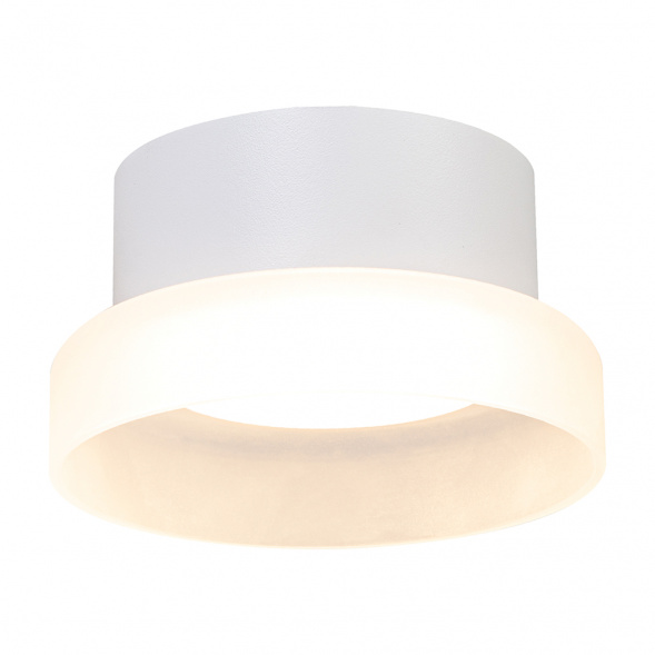 Светильник потолочный Feron HL460 Barrel OPAL 12W, 230V, GX53, белый