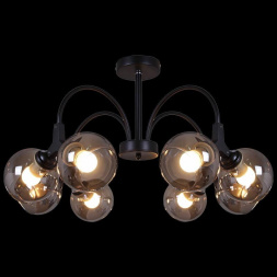 Потолочная люстра Reluce 01268-0.3-08 BK+CR