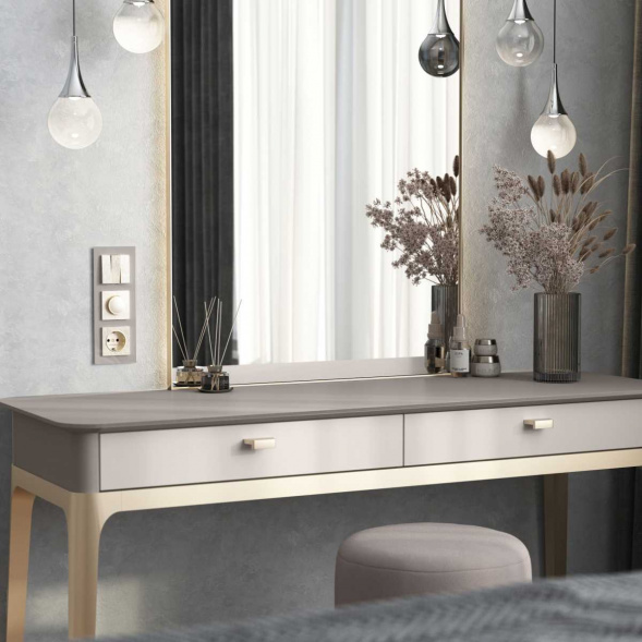 Набор клавиш для выключателя трехклавишного Werkel шампань рифленый W1139010 4690389160264