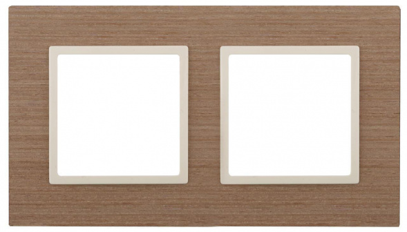 Рамка 2-постовая ЭРА Elegance 14-5302-07 Б0034572