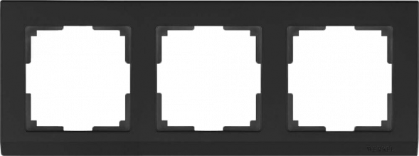 Рамка Werkel Stark на 3 поста черный W0031808 4690389161872