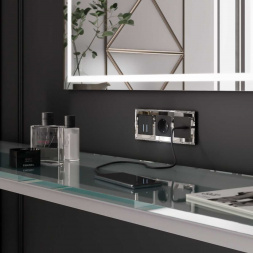 Рамка на 3 поста Werkel Diamant зеркальный W0031220 4690389158834