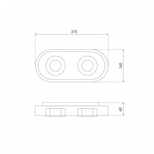 Светодиодный спот Eurosvet Slam 20123/2 LED белый