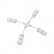 Коннектор X-образный гибкий Denkirs Smart Hide TR2116-WH