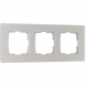 Рамка Werkel Senso на 3 поста дымчатый W0033117 4690389206450