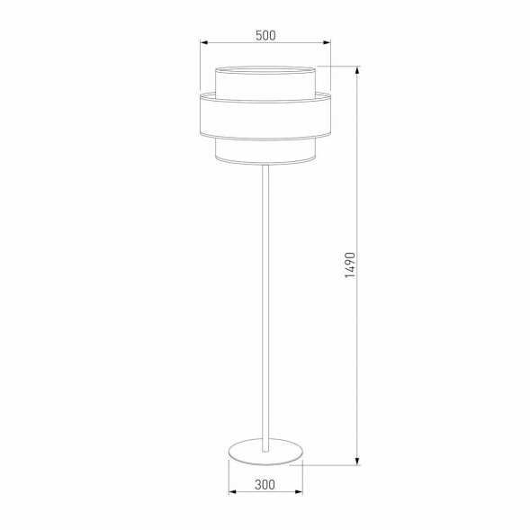 Торшер TK Lighting 6451 Trio