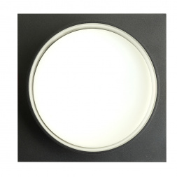 Светильник встраиваемый Feron DL701 потолочный GX70 черный квадрат 51096