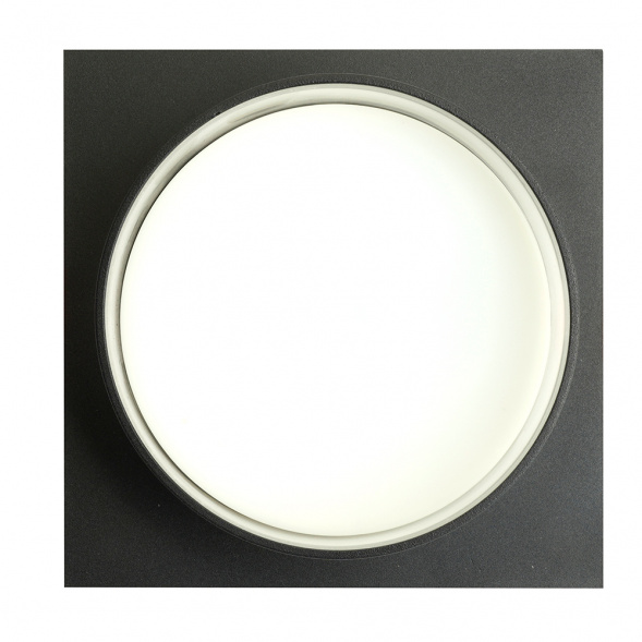 Светильник встраиваемый Feron DL701 потолочный GX70 черный квадрат 51096