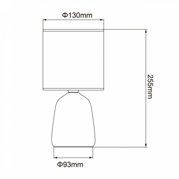 Настольная лампа Uniel UML-B305 E14 Black UL-00012420