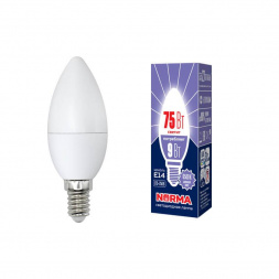 Лампа светодиодная E14 9W 6500K матовая LED-C37-9W/DW/E14/FR/NR UL-00003802