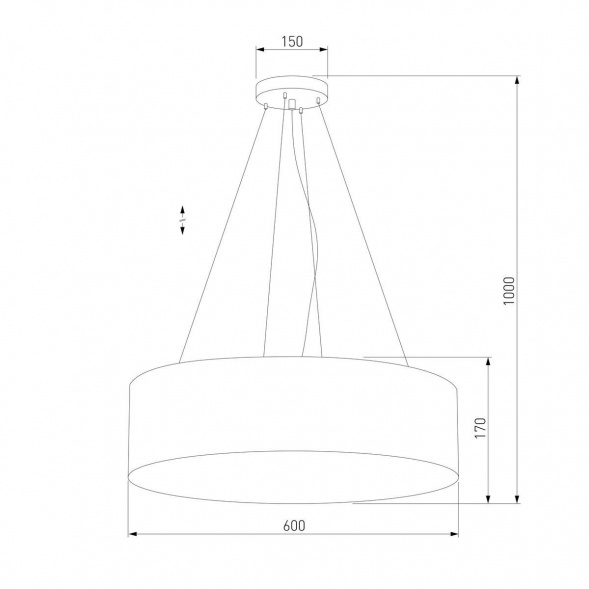 Подвесной светильник TK Lighting 3988 Rondo Beige