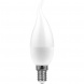 Лампа светодиодная Feron E14 7W 2700K Свеча Матовая LB-97 25475