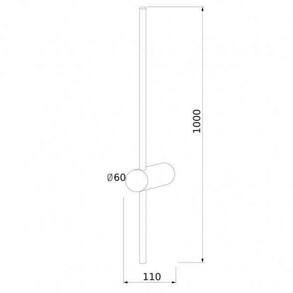 Бра Elektrostandard Cane MRL Led 1121 белый a061490
