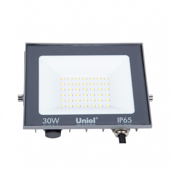 Прожектор светодиодный Uniel ULF-F23-30W/6500K IP65 160-240V Grey UL-00011845