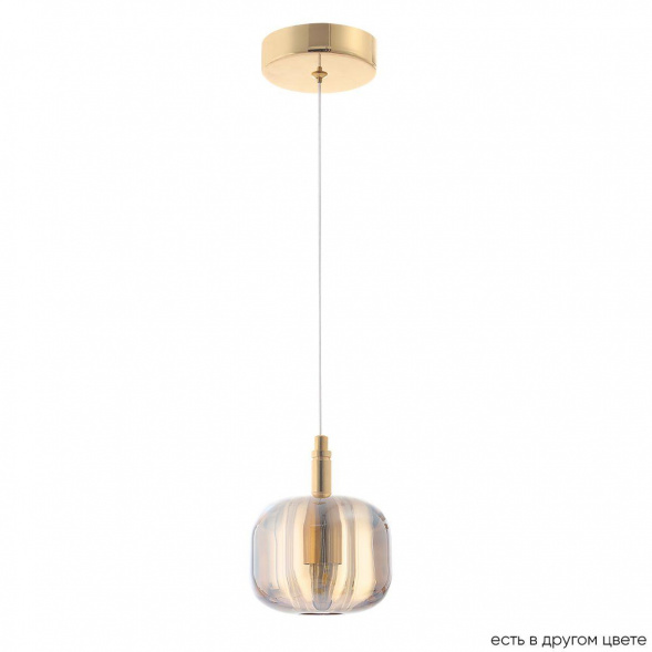 Подвесной светильник Crystal Lux Box SP1 Gold/Amber