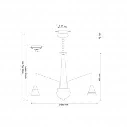 Подвесная люстра Lucia Tucci Natura 066.6 LED