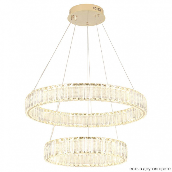 Подвесной светодиодный светильник Crystal Lux Musika SP100W Led Gold