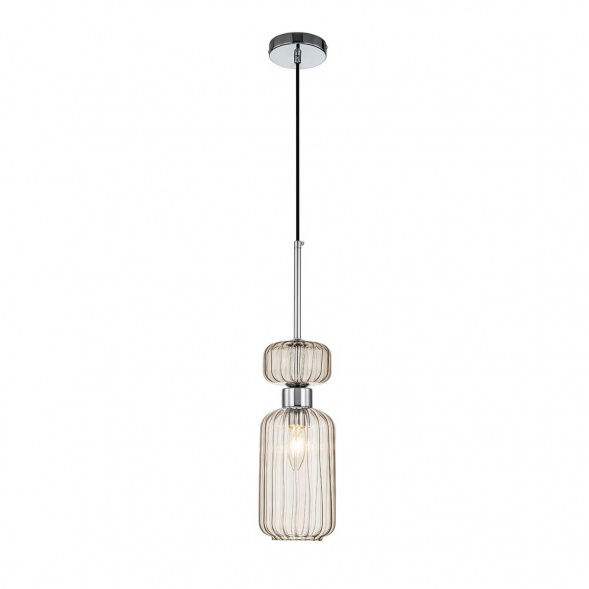 Подвесной светильник Escada Gloss 1141/1S Chrome/Beige