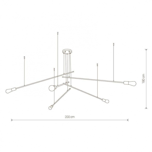 Подвесная люстра Nowodvorski Pile 9127