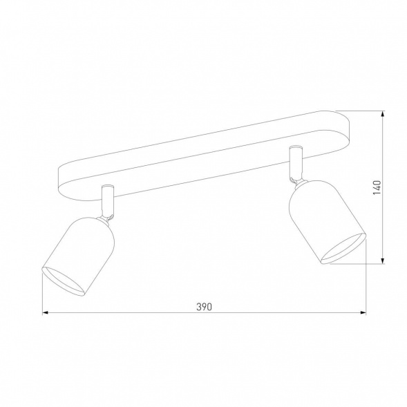 Спот TK Lighting 3303 Top Black Gold