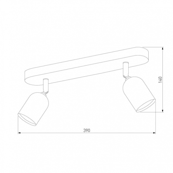 Спот TK Lighting 3303 Top Black Gold