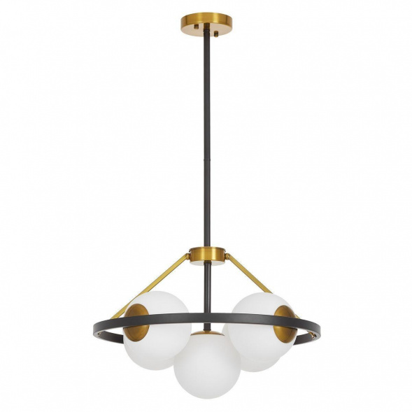 Подвесная люстра Lumina Deco Donzano LDP 8034-5 BK+WT