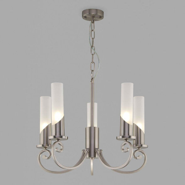 Подвесная люстра Eurosvet Banci 60117/5 никель