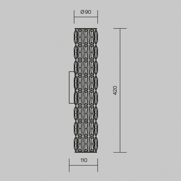 Бра Maytoni Talento DIA008WL-02CH